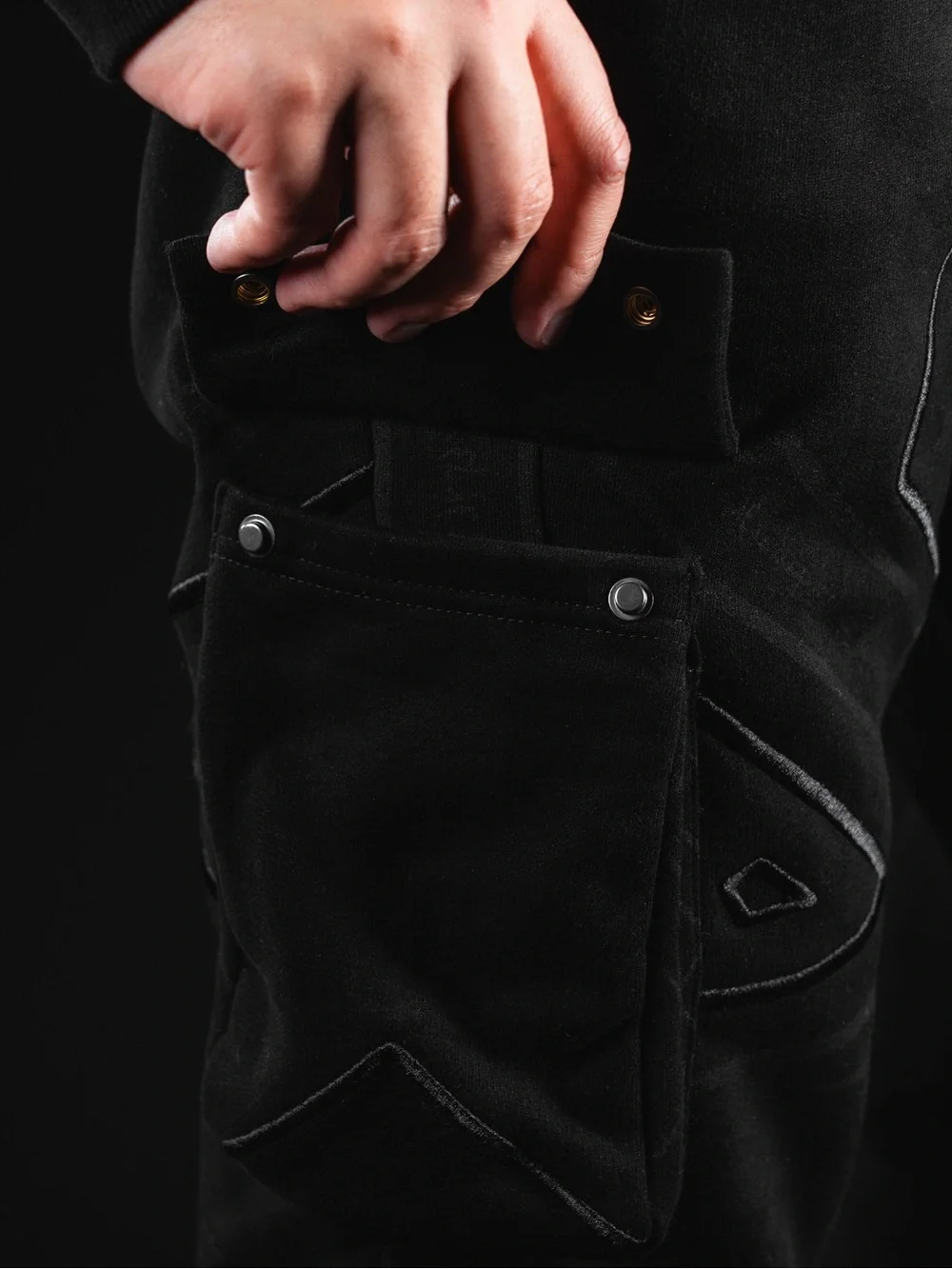 NWT Nerdforge Limited Juniper Creates Stealth Cryptic Joggers Techwear Black XS